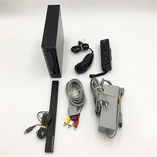 Nintendo Wii Konsol - Sort - Family Edition RVL-101 - SNR KEH705355979 (B Grade) (Genbrug)